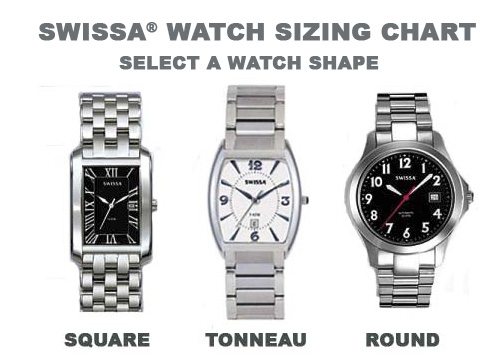 watch sizing chart swissa jewelers watch size chart